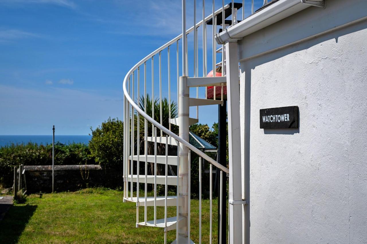 Finest Retreats - The Watchtower At Western Watch Lower Boscaswell Ngoại thất bức ảnh
